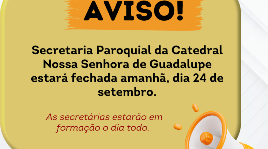 Post para instagram 3d aviso de loja fechada amarelo e laranja (1)